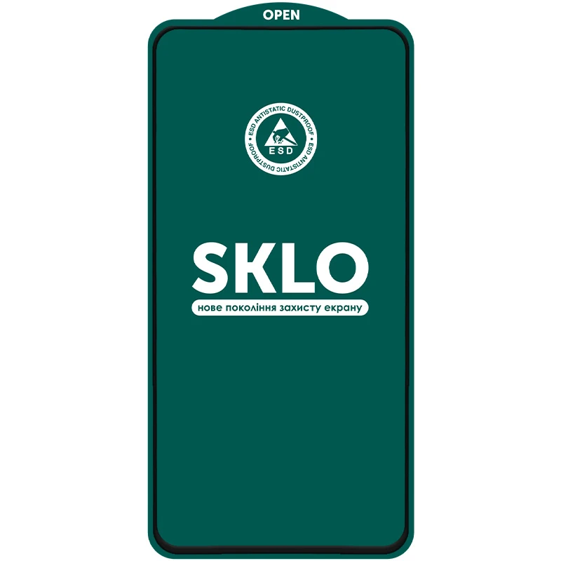 Защитное стекло SKLO 5D (тех.пак) для Xiaomi Redmi Note 14 4G/5G / Poco M7 Pro 5G, Закаленное стекло, купить оптом с доставкой