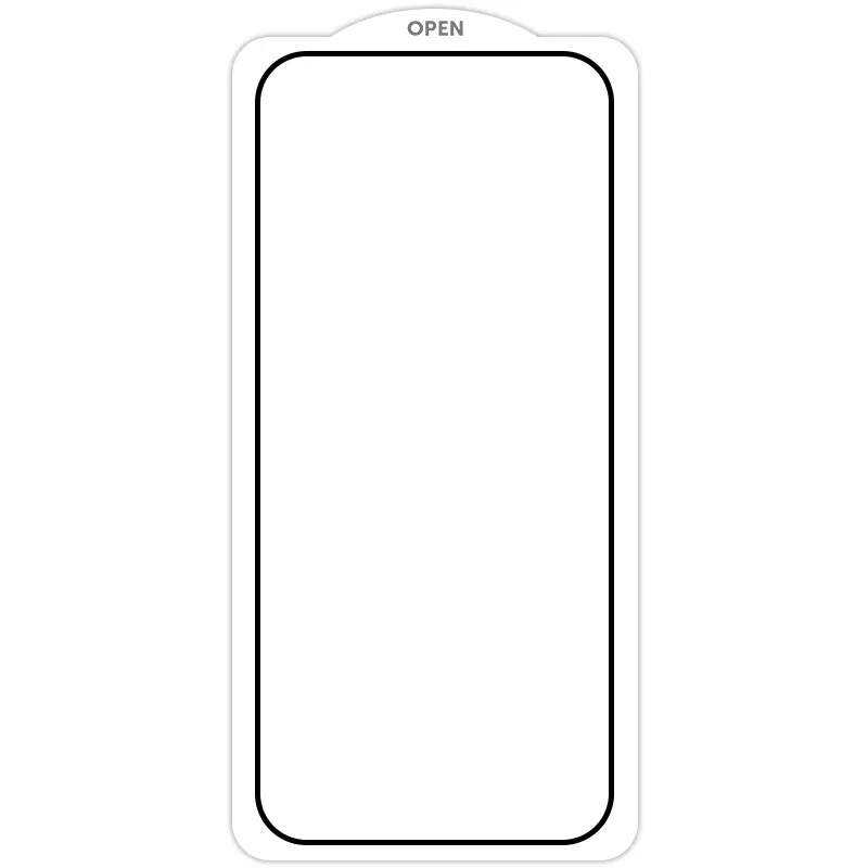 Защитное стекло SKLO 5D (тех.пак) для Xiaomi Poco F7 Pro / F7 Ultra, Черный / Белая подложка, Закаленное стекло, купить оптом с доставкой