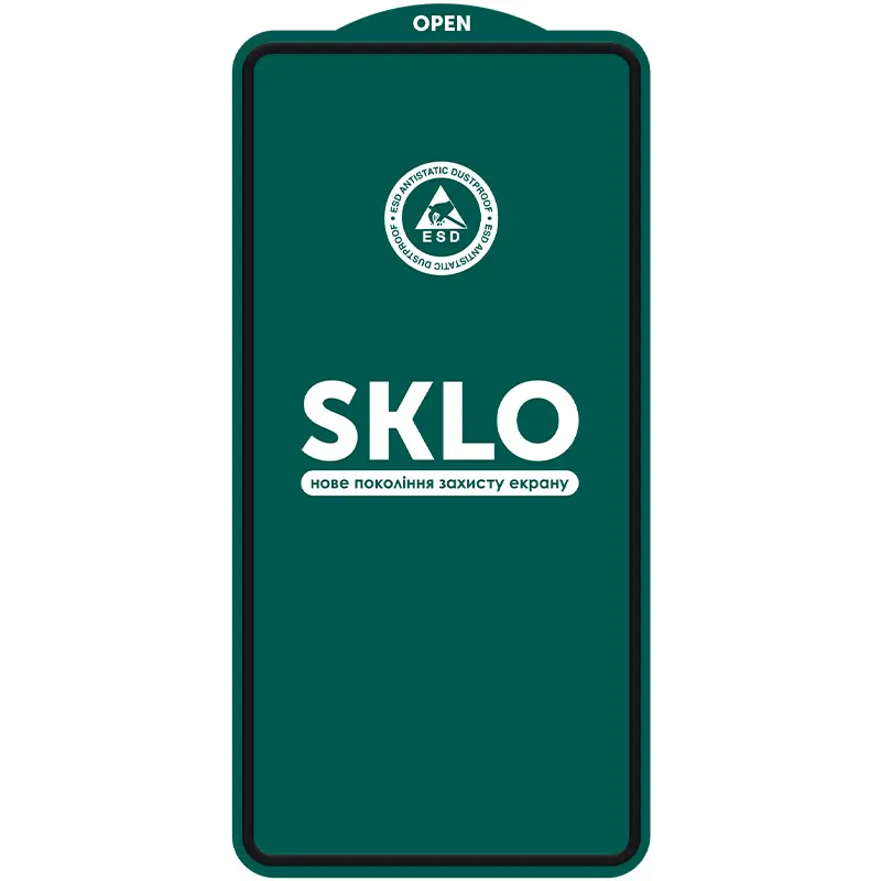 Защитное стекло SKLO 5D (тех.пак) для Xiaomi Redmi 15 (Global), Черный, Закаленное стекло, купить оптом с доставкой