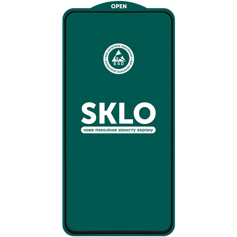 Защитное стекло SKLO 5D (тех.пак) для Xiaomi Redmi Note 17 Pro / Note 17 Pro Max / Note 15 Pro 5G, Черный, Закаленное стекло, купить оптом с доставкой