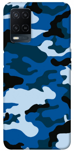 Чехол itsPrint Синий камуфляж 3 для Oppo A54 4G