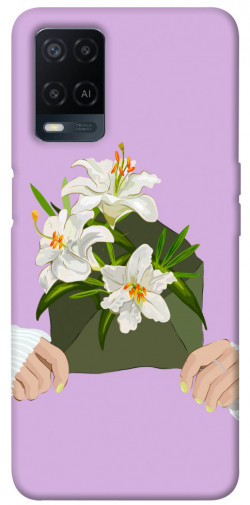 Чехол itsPrint Flower message для Oppo A54 4G