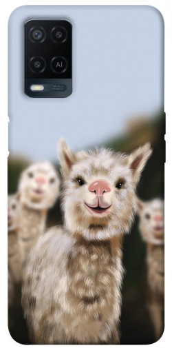 Чохол itsPrint Funny llamas для Oppo A54 4G