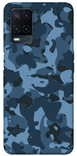 Чехол itsPrint Синий камуфляж для Oppo A54 4G