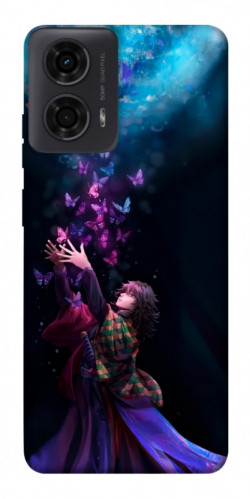 Чехол itsPrint Anime evolution 7 для Motorola Moto G24