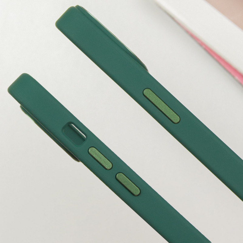 TPU чехол Bonbon Metal Style with MagSafe для Apple iPhone 15 (6.1) | С магнитным кольцом на картинке №4