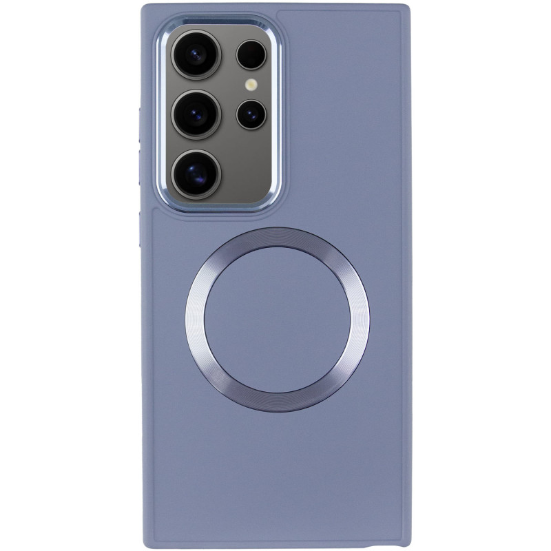 TPU чохол Bonbon Metal Style with MagSafe для Samsung Galaxy S24 Ultra | З магнітним кільцем на малюнкі №2