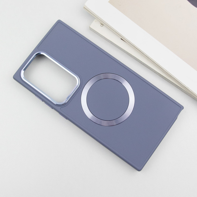 TPU чохол Bonbon Metal Style with MagSafe для Samsung Galaxy S24 Ultra | З магнітним кільцем на малюнкі №3