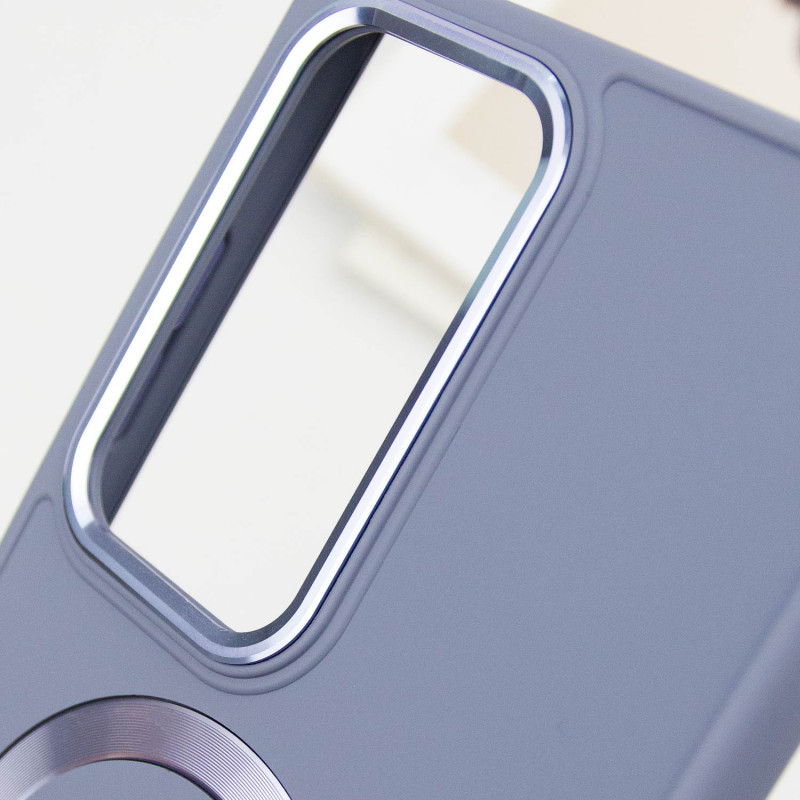 TPU чохол Bonbon Metal Style with MagSafe для Samsung Galaxy S24 Ultra | З магнітним кільцем Фотографія №6 TPU чохол Bonbon Metal Style with MagSafe для Samsung Galaxy S24 Ultra | З магнітним кільцем на малюнкі №6