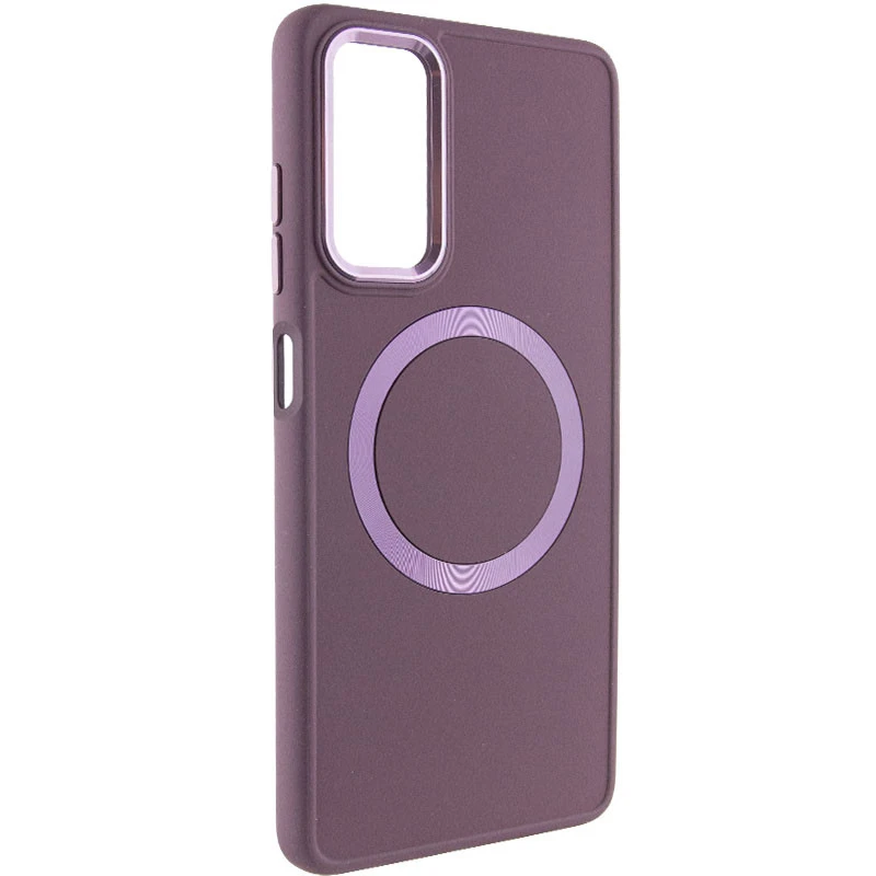 TPU чехол Bonbon Metal Style with Magnetic Fit для Samsung Galaxy A15 4G/5G / M15 5G, Бордовый / Plum, TPU, купить оптом с доставкой