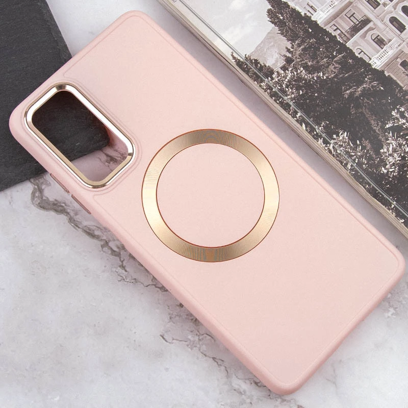 TPU чехол Bonbon Metal Style with Magnetic Fit для Samsung Galaxy A15 4G/5G / M15 5G, Розовый / Light Pink 2, TPU, купить оптом с доставкой