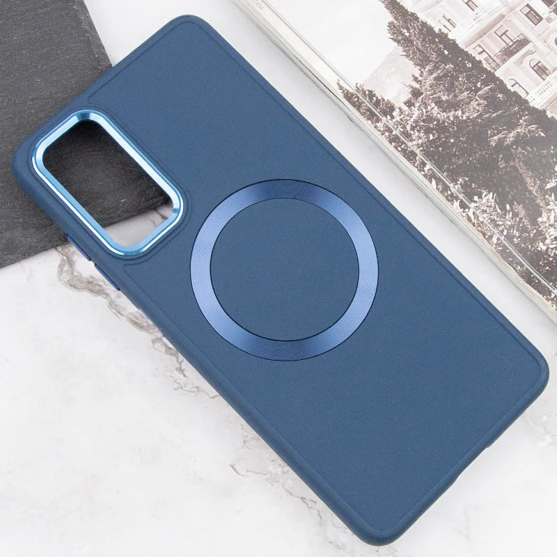 TPU чехол Bonbon Metal Style with Magnetic Fit для Samsung Galaxy A15 4G/5G / M15 5G, Синий / Cosmos Blue 2, TPU, купить оптом с доставкой