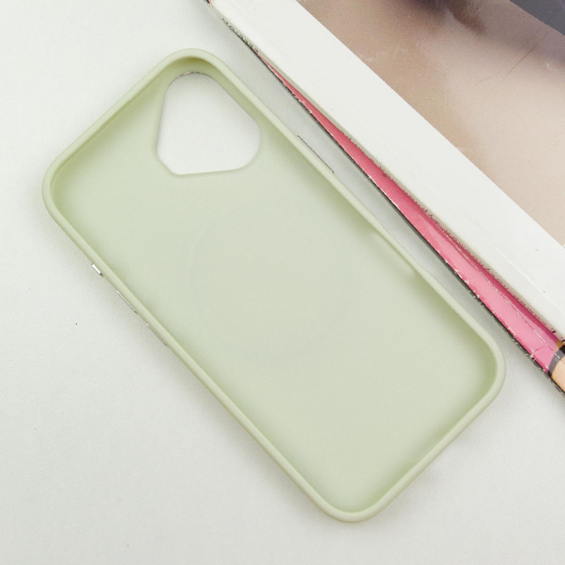 TPU чехол Bonbon Metal Style with MagSafe для Apple iPhone 16 (6.1) | С магнитным кольцом на картинке №2