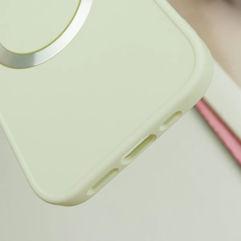 TPU чехол Bonbon Metal Style with Magnetic Fit для Apple iPhone 16 (6.1"), Белый / White 4, TPU, купить оптом с доставкой