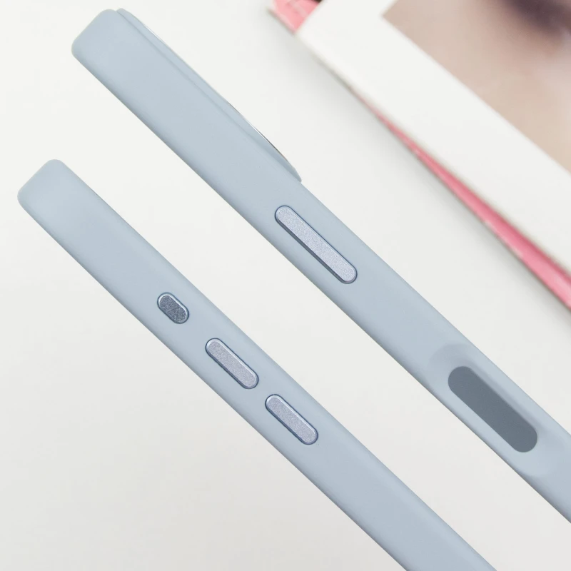 TPU чехол Bonbon Metal Style with Magnetic Fit для Apple iPhone 16 (6.1"), Голубой / Mist Blue 3, TPU, купить оптом с доставкой