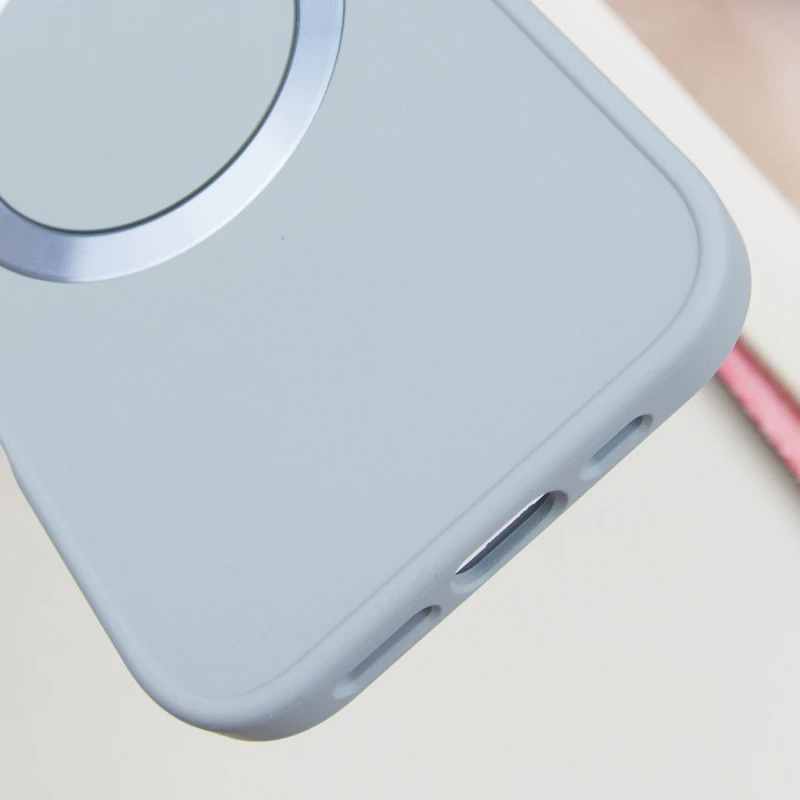 TPU чехол Bonbon Metal Style with Magnetic Fit для Apple iPhone 16 (6.1"), Голубой / Mist Blue 4, TPU, купить оптом с доставкой