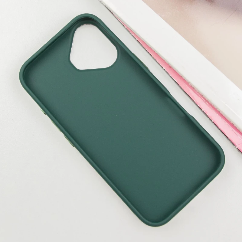 TPU чехол Bonbon Metal Style with Magnetic Fit для Apple iPhone 16 (6.1"), Зеленый / Pine green 1, TPU, купить оптом с доставкой