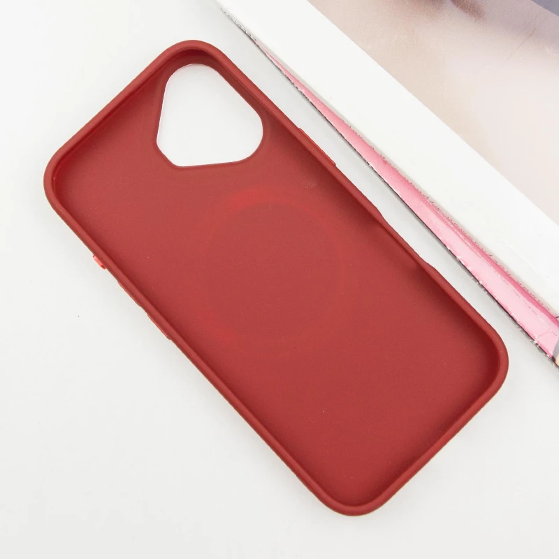 TPU чехол Bonbon Metal Style with Magnetic Fit для Apple iPhone 16 (6.1"), Красный / Red 1, TPU, купить оптом с доставкой
