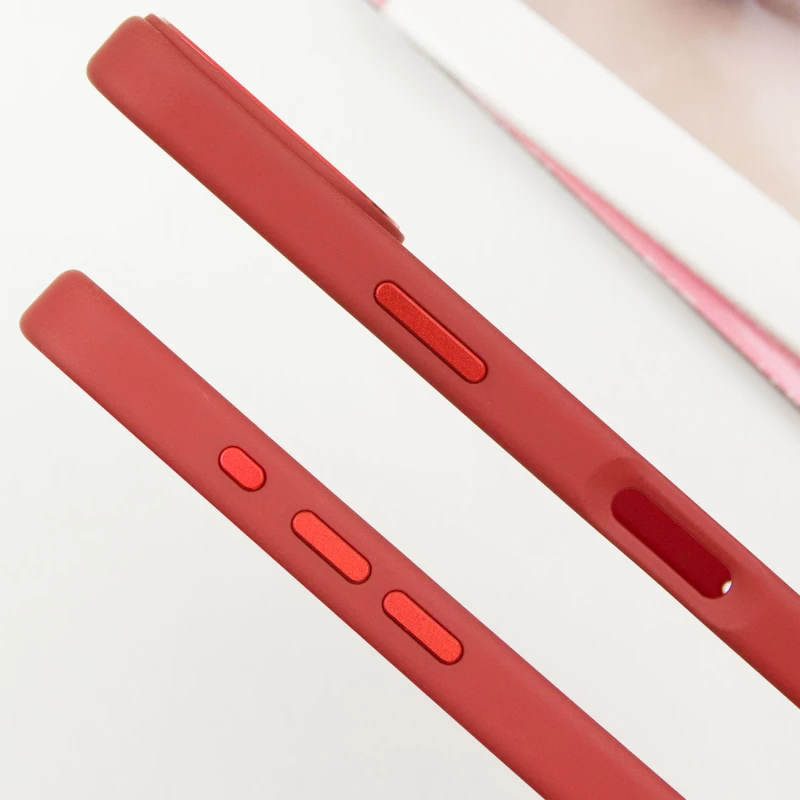 TPU чехол Bonbon Metal Style with Magnetic Fit для Apple iPhone 16 (6.1"), Красный / Red 3, TPU, купить оптом с доставкой