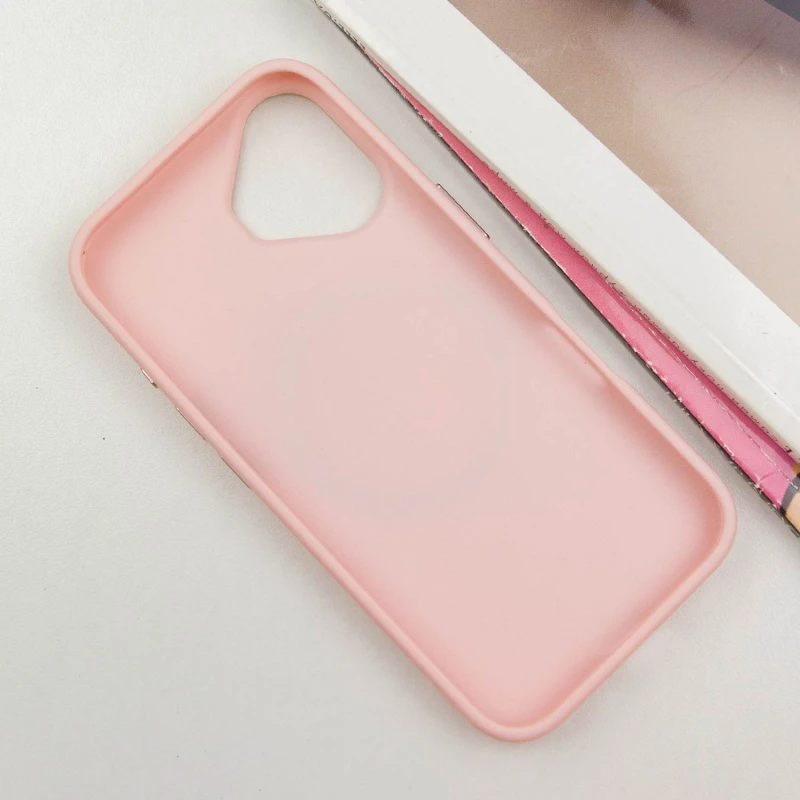 TPU чехол Bonbon Metal Style with Magnetic Fit для Apple iPhone 16 (6.1"), Розовый / Light Pink 1, TPU, купить оптом с доставкой