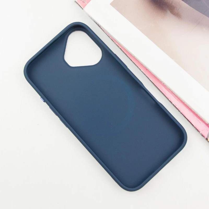 TPU чехол Bonbon Metal Style with Magnetic Fit для Apple iPhone 16 (6.1"), Синий / Cosmos Blue 1, TPU, купить оптом с доставкой
