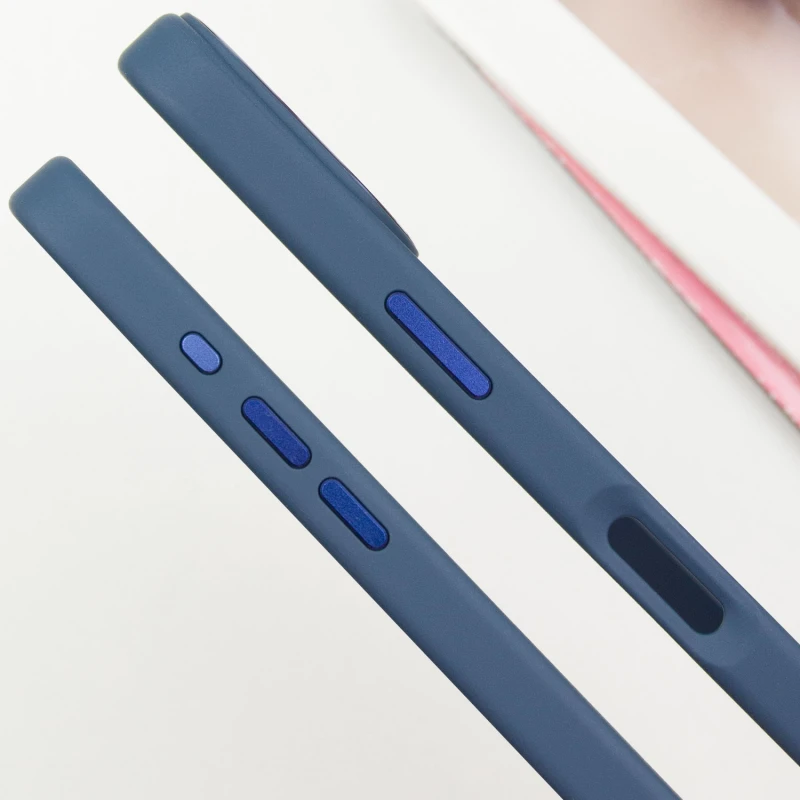 TPU чехол Bonbon Metal Style with Magnetic Fit для Apple iPhone 16 (6.1"), Синий / Cosmos Blue 3, TPU, купить оптом с доставкой