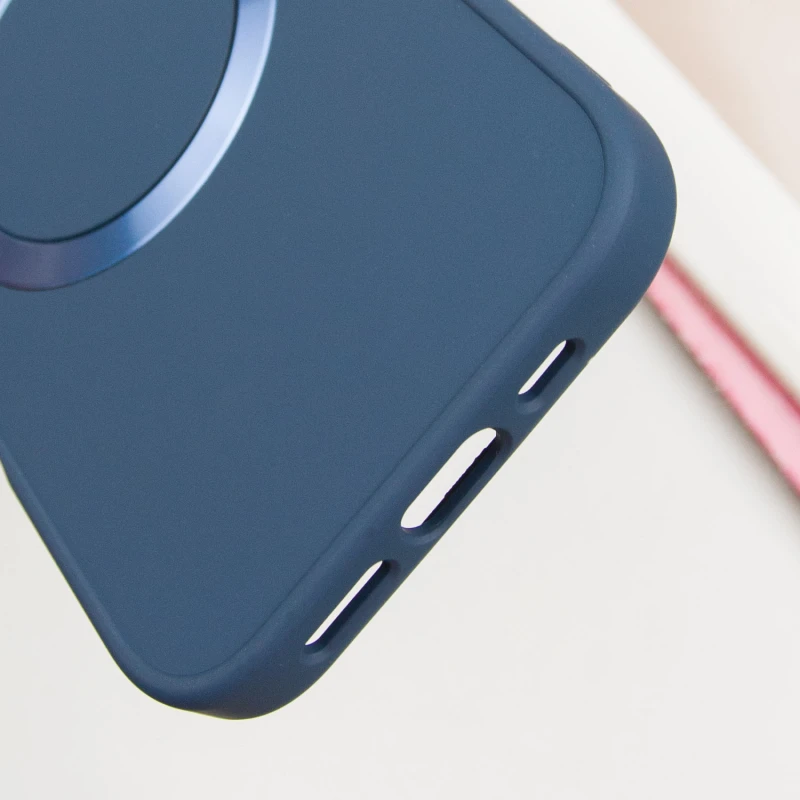 TPU чехол Bonbon Metal Style with Magnetic Fit для Apple iPhone 16 (6.1"), Синий / Cosmos Blue 4, TPU, купить оптом с доставкой