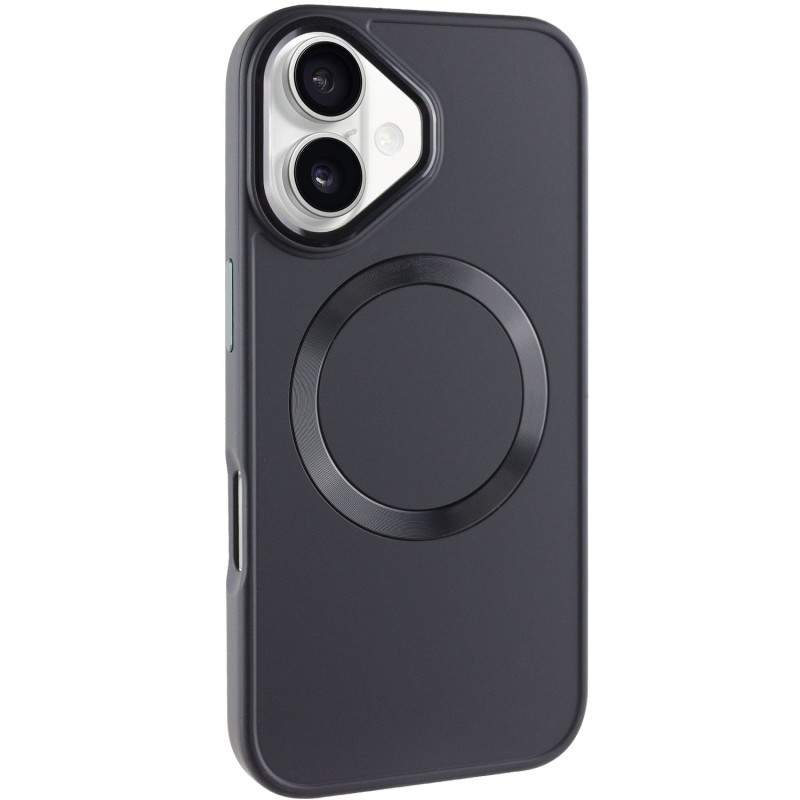 TPU чехол Bonbon Metal Style with MagSafe для Apple iPhone 16 (6.1) | С магнитным кольцом на картинке №1