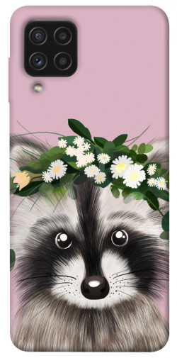 Чехол itsPrint Raccoon in flowers для Samsung Galaxy A22 4G