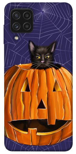 Чехол itsPrint Cat and pumpkin для Samsung Galaxy A22 4G