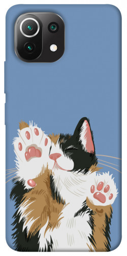 Чохол itsPrint Funny cat для Xiaomi Mi 11 Lite