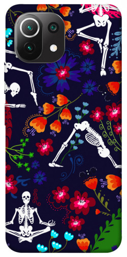 Чохол itsPrint Yoga skeletons для Xiaomi Mi 11 Lite