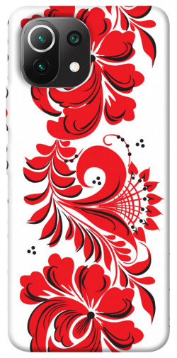 Чохол itsPrint Червона вишиванка для Xiaomi Mi 11 Lite