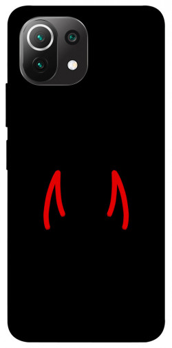 Чохол itsPrint Red horns для Xiaomi Mi 11 Lite