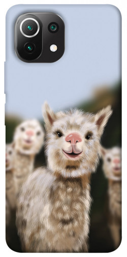 Чохол itsPrint Funny llamas для Xiaomi Mi 11 Lite