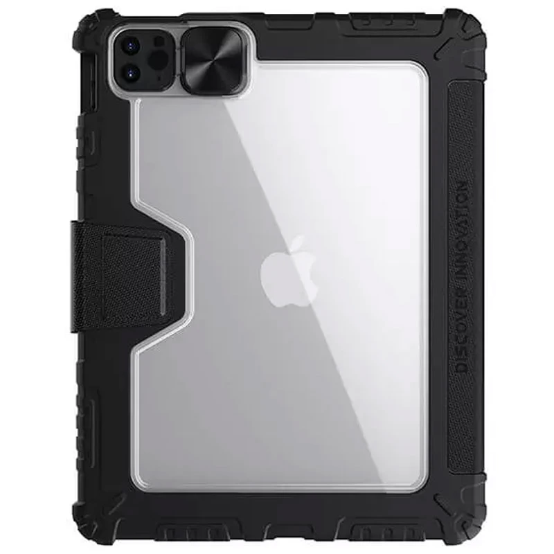 Уценка Чехол-книжка Nillkin Bumper Pro для Apple iPad Pro 12.9" (2020-2022) / Air 13" (2024-26), Поврежденная упаковка / Black 1, TPU+PC, купить оптом с доставкой