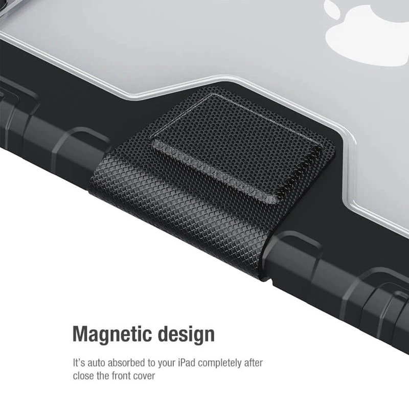 Уценка Чехол-книжка Nillkin Bumper Pro для Apple iPad Pro 12.9" (2020-2022) / Air 13" (2024-26), Поврежденная упаковка / Black 5, TPU+PC, купить оптом с доставкой
