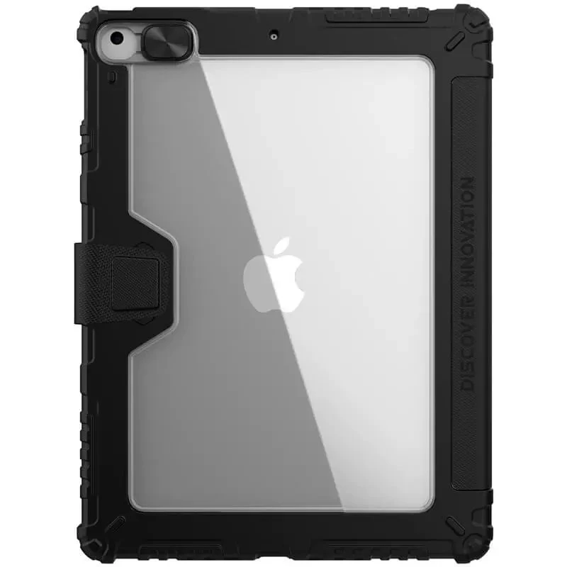 Уценка Чехол-книжка Nillkin Bumper Pro для Apple iPad 10.2" (2019) (2020) (2021), Поврежденная упаковка / Black 1, TPU+PC, купить оптом с доставкой