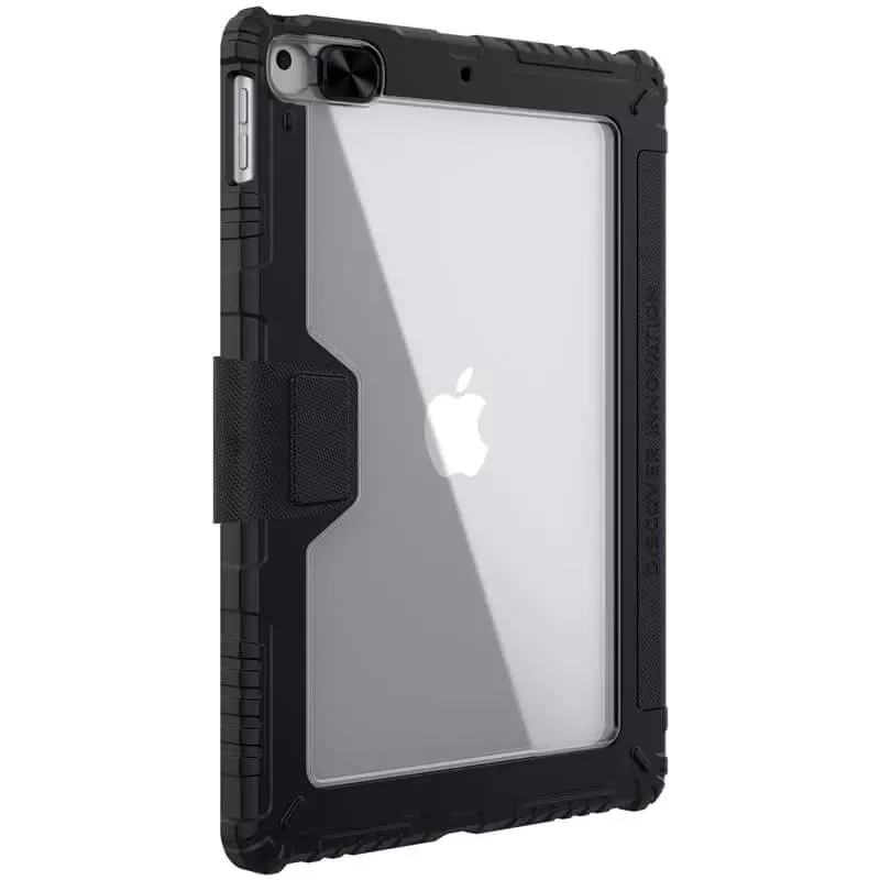 Уценка Чехол-книжка Nillkin Bumper Pro для Apple iPad 10.2" (2019) (2020) (2021), Поврежденная упаковка / Black 2, TPU+PC, купить оптом с доставкой