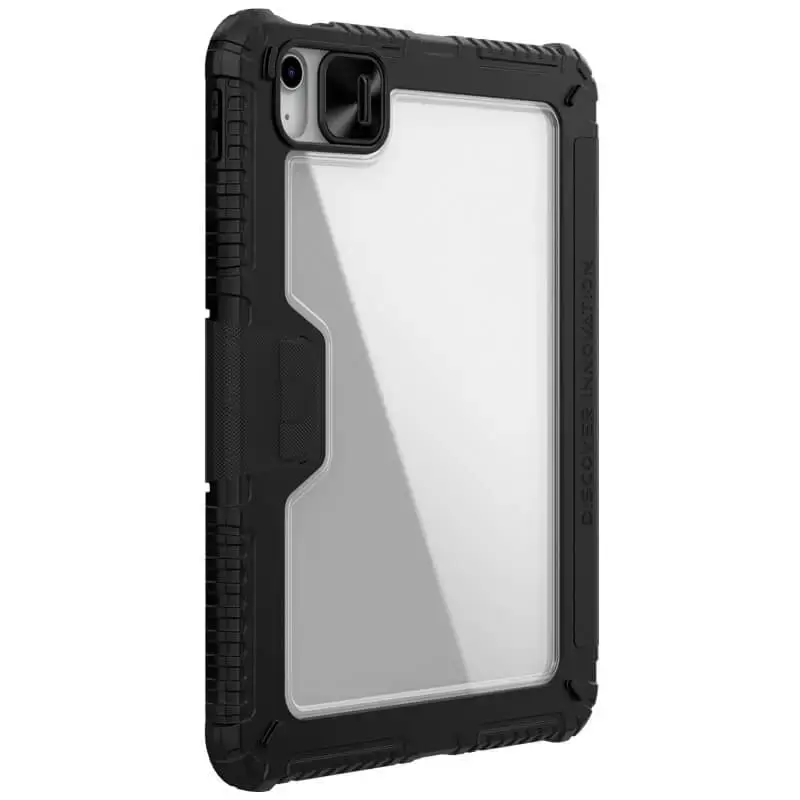 Уценка Чехол-книжка Nillkin Bumper Pro для Apple iPad 10.9" (2022-24) / 11" (A16) 2025, Поврежденная упаковка / Black 2, TPU+PC, купить оптом с доставкой
