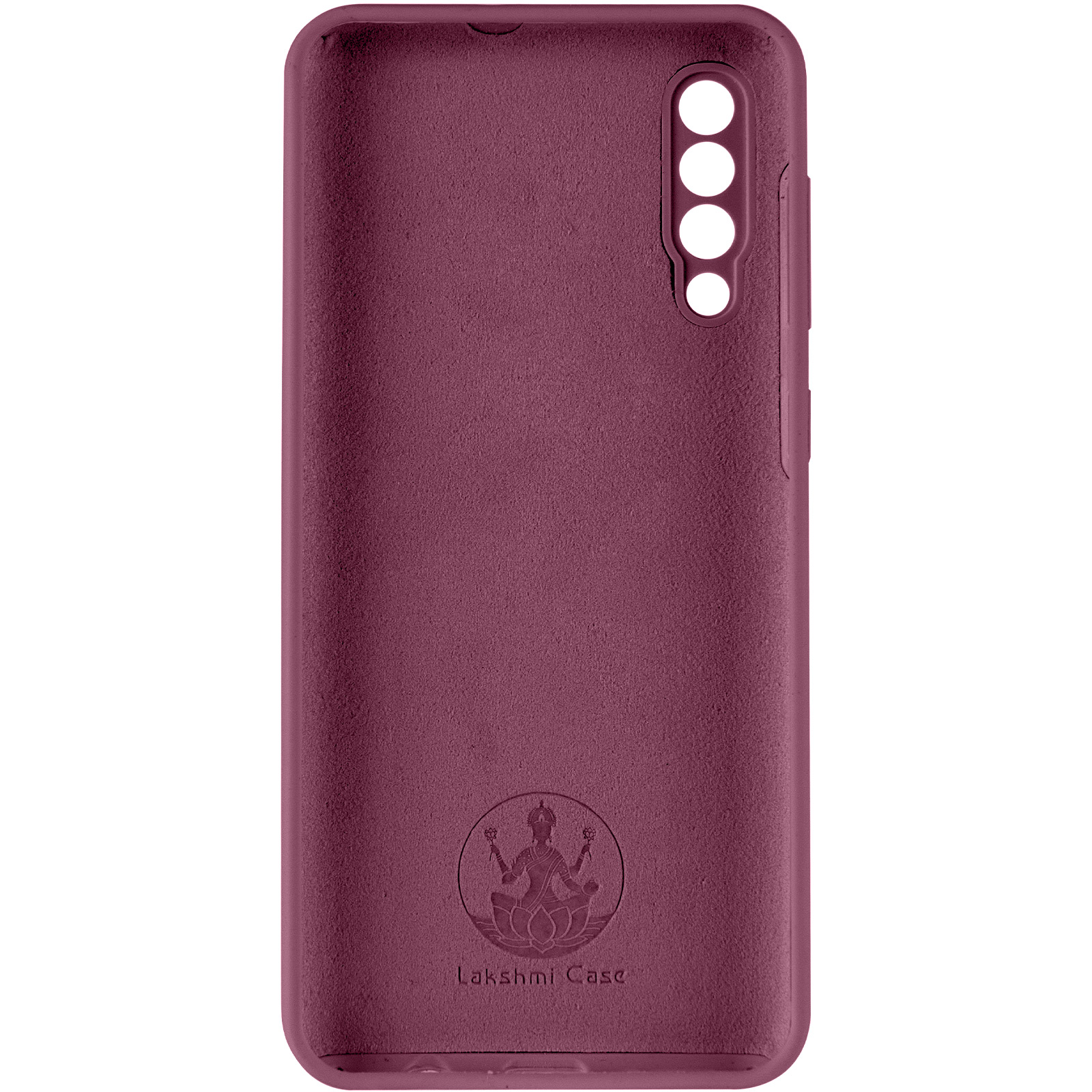 Чохол Silicone Cover Lakshmi Full Camera (AAA) для Samsung Galaxy A50 (A505F) / A50s / A30s, Бордовий / Plum 2, Силікон, купити оптом з доставкою