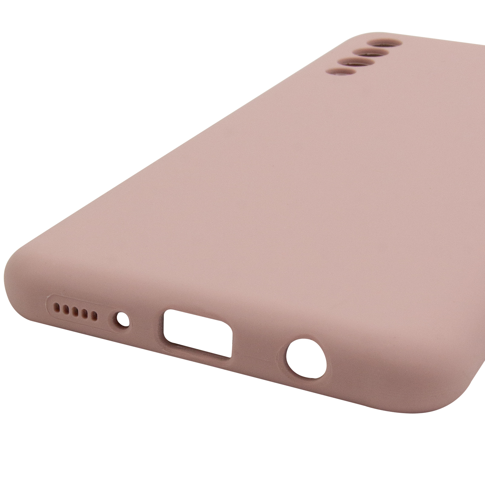 Чохол Silicone Cover Lakshmi Full Camera (AAA) для Samsung Galaxy A50 (A505F) / A50s / A30s, Рожевий / Pink Sand 4, Силікон, купити оптом з доставкою