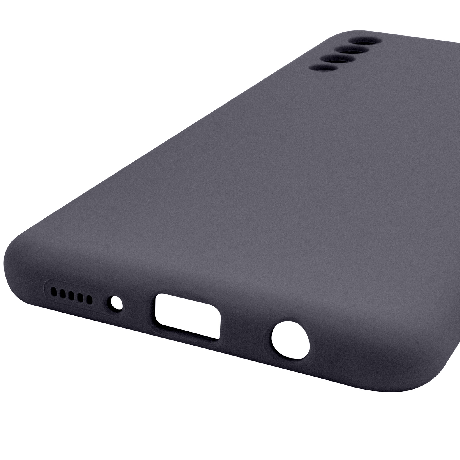 Чохол Silicone Cover Lakshmi Full Camera (AAA) для Samsung Galaxy A50 (A505F) / A50s / A30s, Сірий / Dark Gray 4, Силікон, купити оптом з доставкою