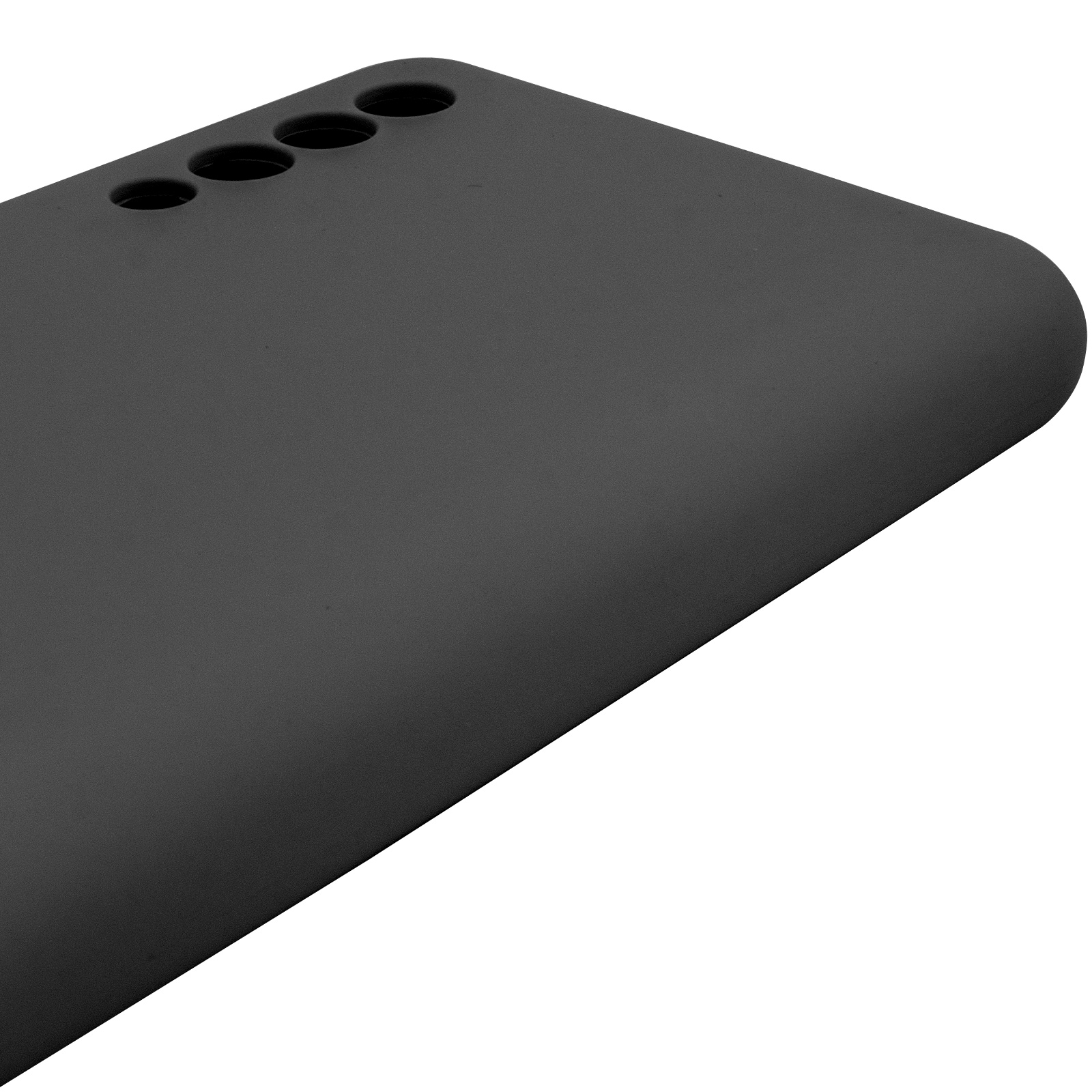 Чохол Silicone Cover Lakshmi Full Camera (AAA) для Samsung Galaxy A50 (A505F) / A50s / A30s, Чорний / Black 4, Силікон, купити оптом з доставкою