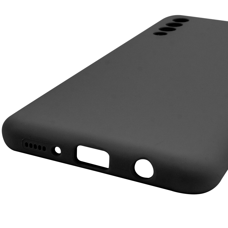 Чохол Silicone Cover Lakshmi Full Camera (AAA) для Samsung Galaxy A50 (A505F) / A50s / A30s, Чорний / Black 5, Силікон, купити оптом з доставкою