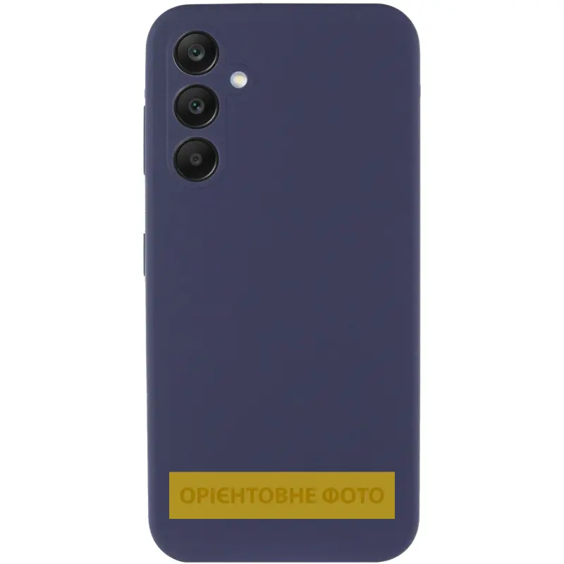 Чехол Silicone Cover Lakshmi Full Camera (AAA) для Samsung Galaxy A10s, Темно-синий / Midnight blue 1, Силикон, купить оптом с доставкой