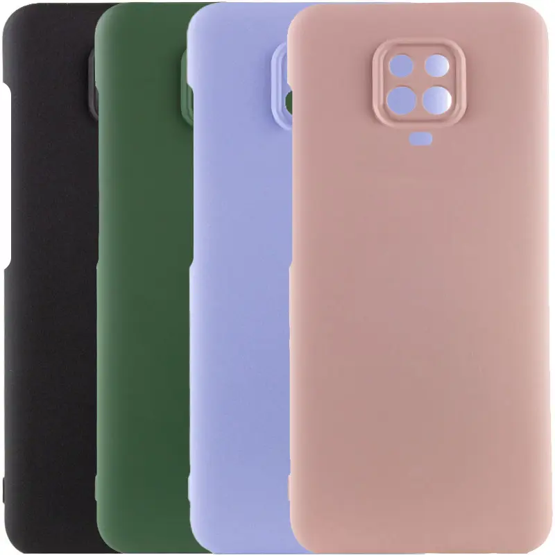 Чехол Silicone Cover Lakshmi Full Camera (AAA) для Xiaomi Redmi Note 9s / Note 9 Pro /Note 9 Pro Max, Силикон, купить оптом с доставкой
