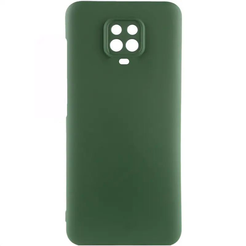 Чехол Silicone Cover Lakshmi Full Camera (AAA) для Xiaomi Redmi Note 9s / Note 9 Pro /Note 9 Pro Max, Зеленый / Cyprus Green, Силикон, купить оптом с доставкой