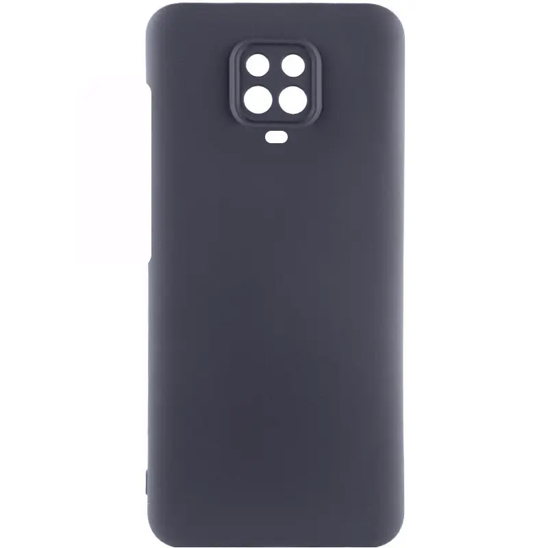 Чехол Silicone Cover Lakshmi Full Camera (AAA) для Xiaomi Redmi Note 9s / Note 9 Pro /Note 9 Pro Max, Серый / Dark Gray, Силикон, купить оптом с доставкой