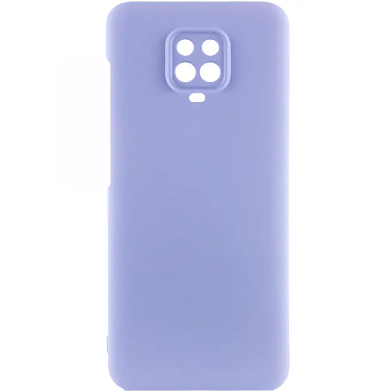 Чехол Silicone Cover Lakshmi Full Camera (AAA) для Xiaomi Redmi Note 9s / Note 9 Pro /Note 9 Pro Max, Сиреневый / Dasheen, Силикон, купить оптом с доставкой